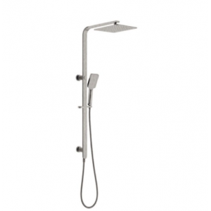 Luxus Square Brushed Nickel Multifunction Shower Set